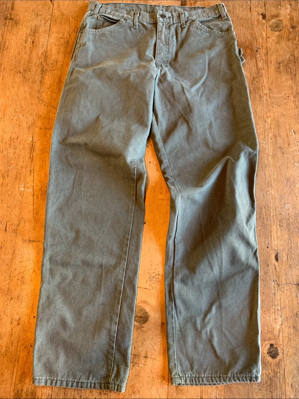 Dickies Men's Olive Green Workwear Chinos